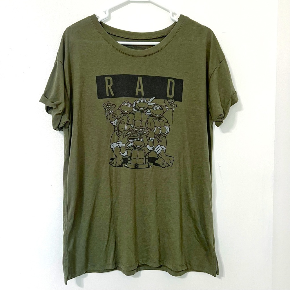 TMNT Teenage Mutant Ninja Turtles RAD Pizza Tee Shirt